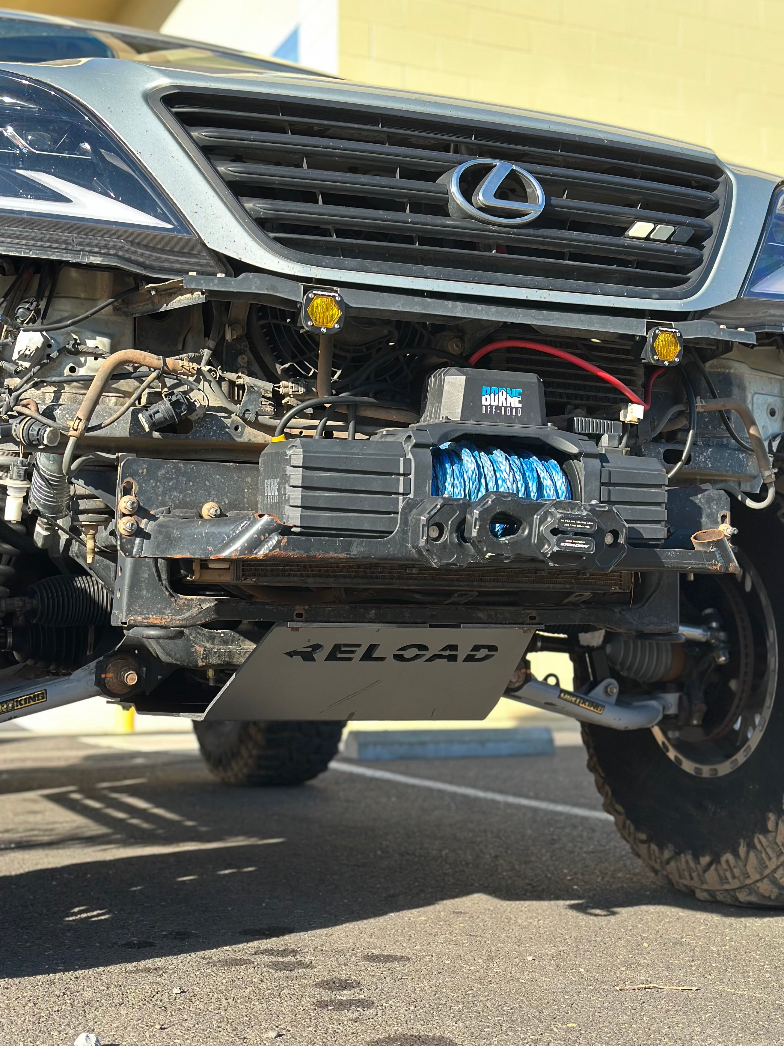 GX 470 Front Skid Plate | OEM Upgrade - Reload Offroad