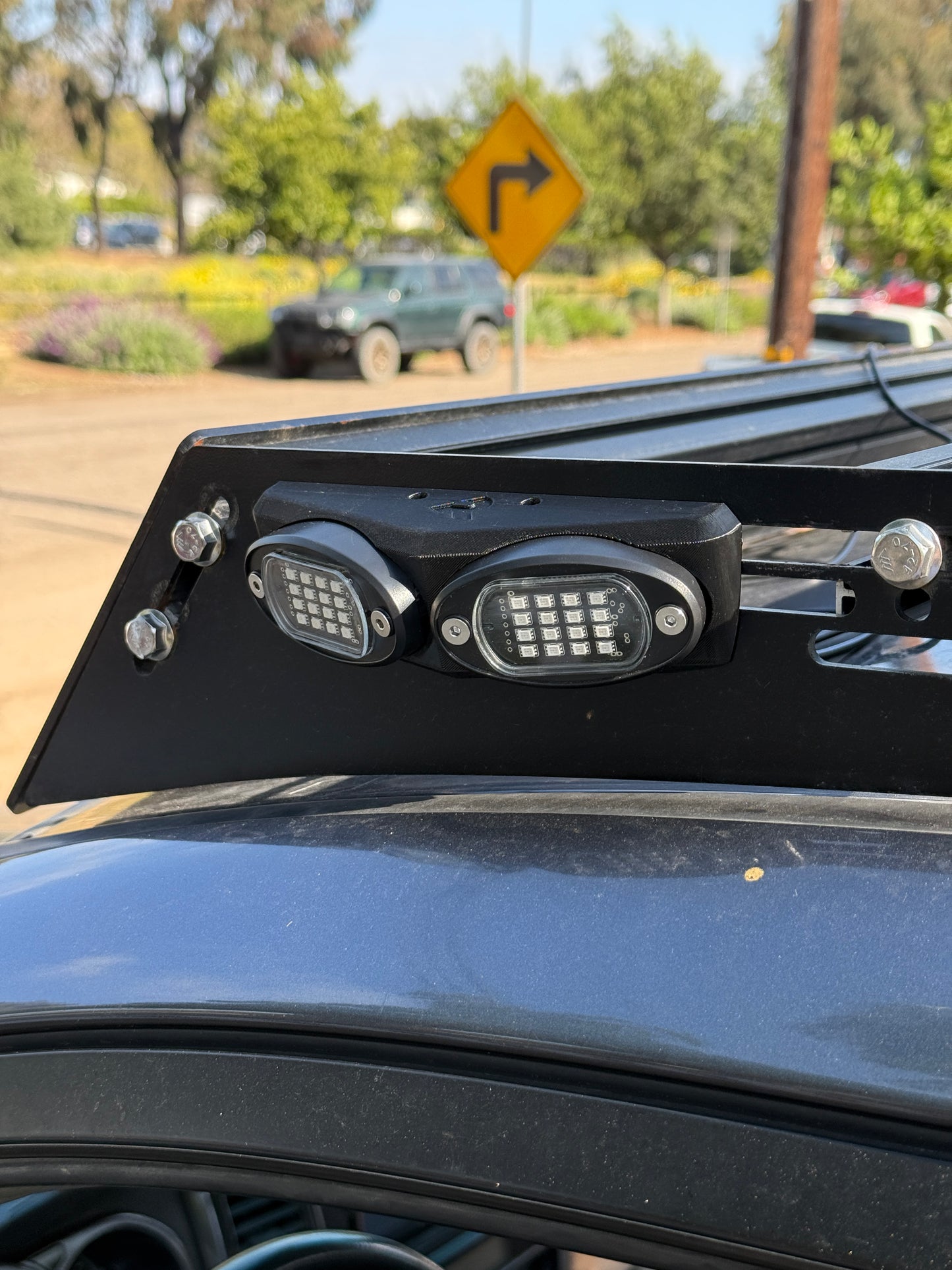 Roof Rack Rock Light Mounts