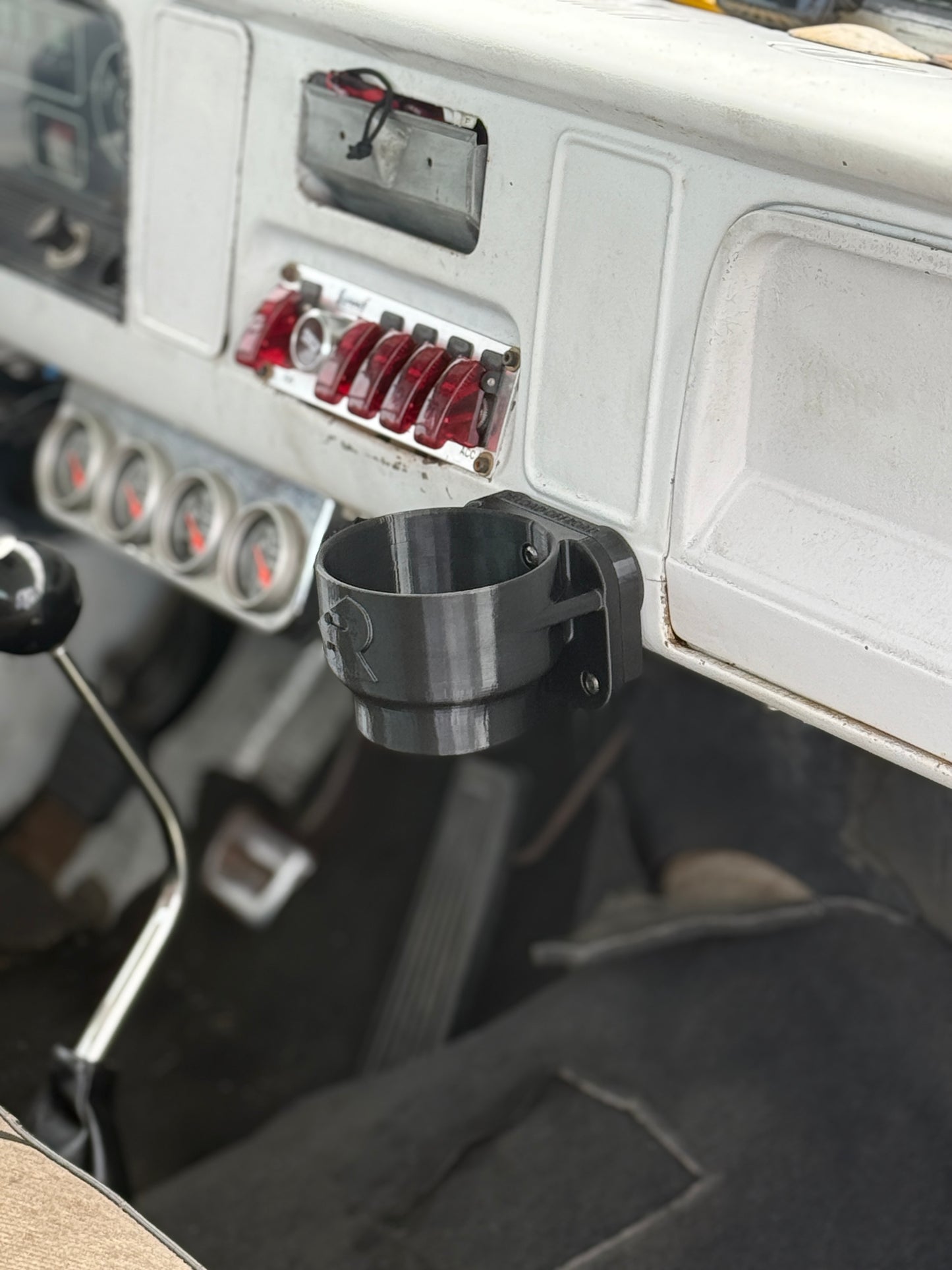 Magnetic Cup Holder with Bottle Opener