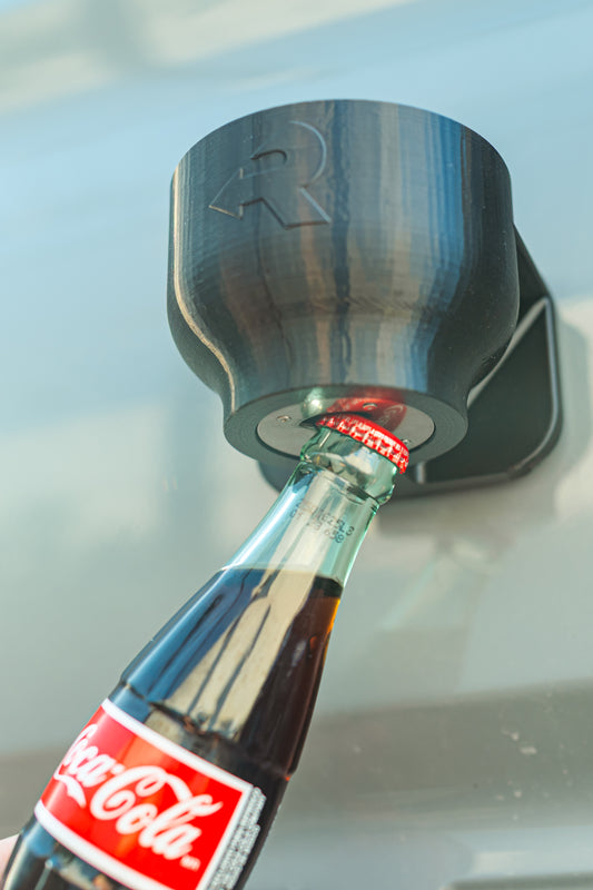 Magnetic Cup Holder with Bottle Opener