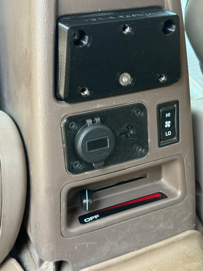 3rd Gen 4runner Rear Seat Power Panel | OEM Upgrade