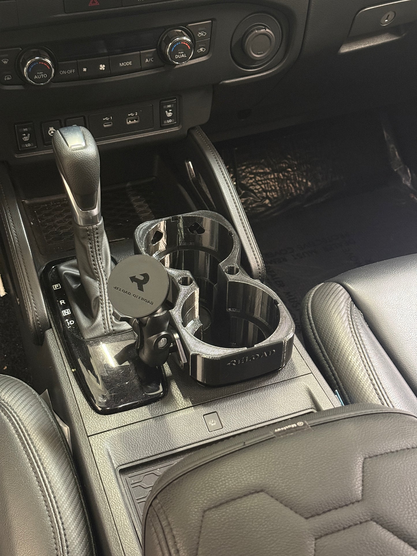 3rd gen Frontier Front Cup Holder | OEM Upgrade