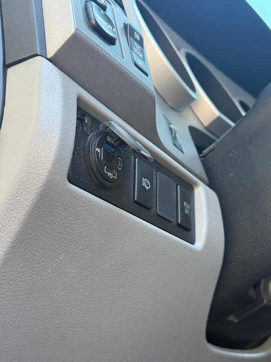 2nd gen Sequoia Front Power Panel | OEM Upgrade