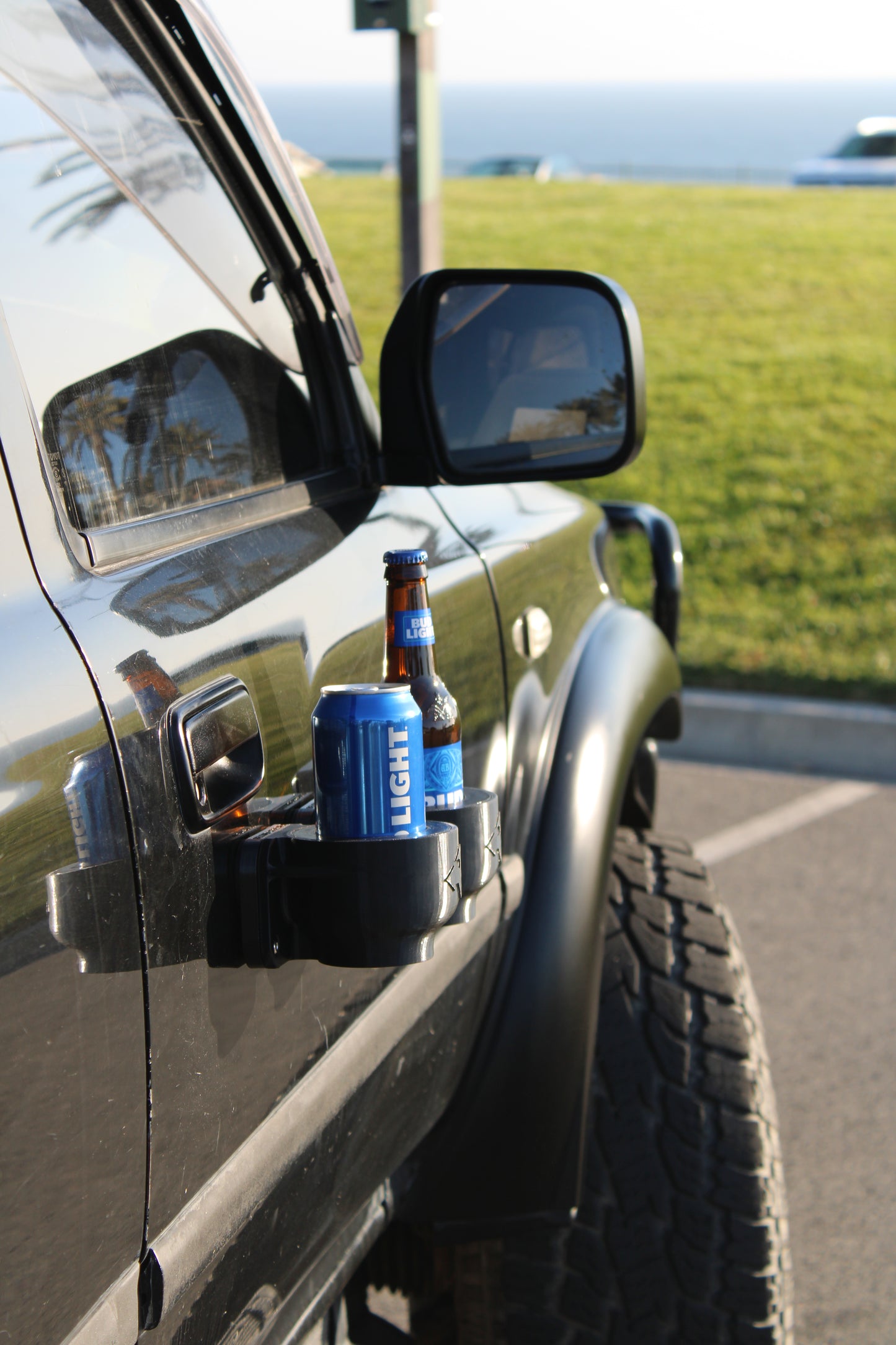 Magnetic Cup Holder with Bottle Opener