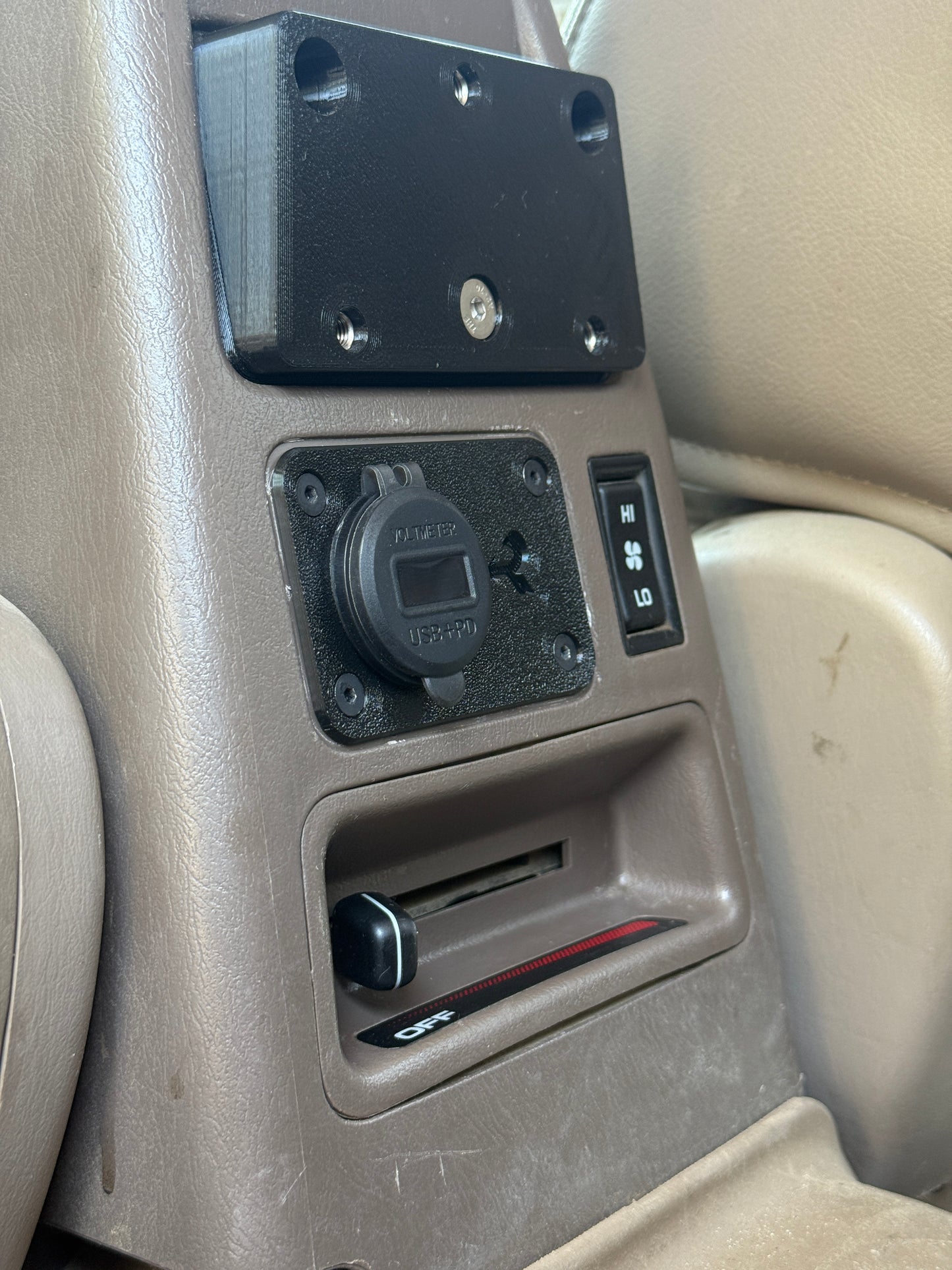 3rd Gen 4runner Rear Seat Power Panel | OEM Upgrade
