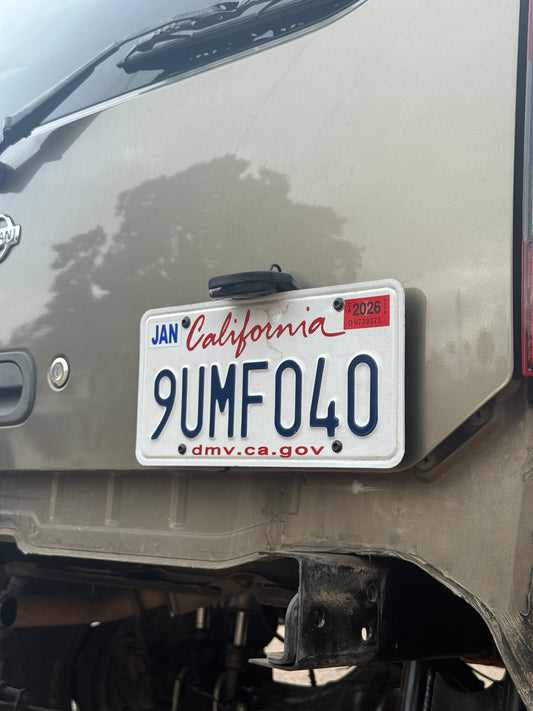 Magnetic License Plate Mount | Custom Upgrade