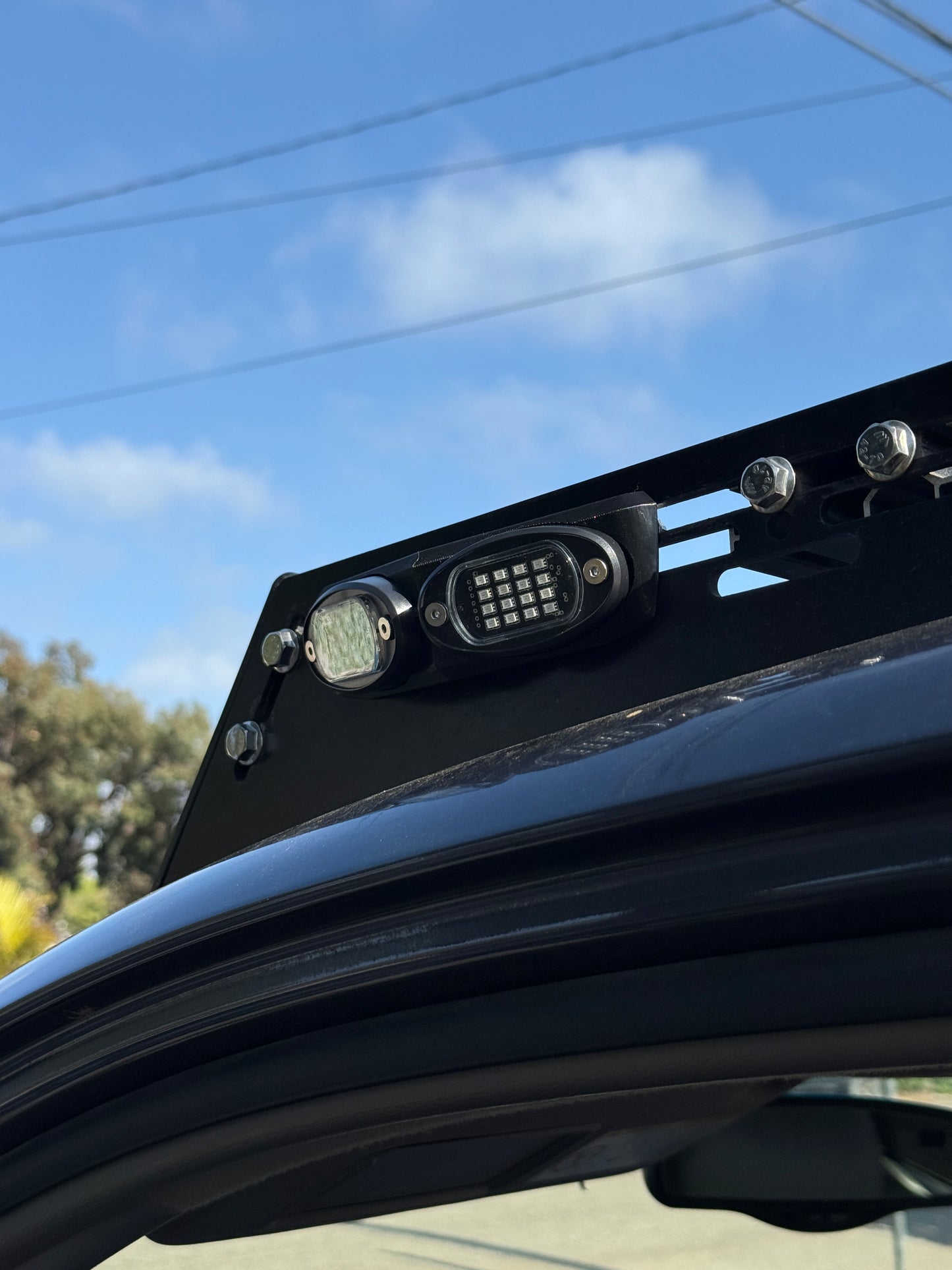 Roof Rack Rock Light Mounts