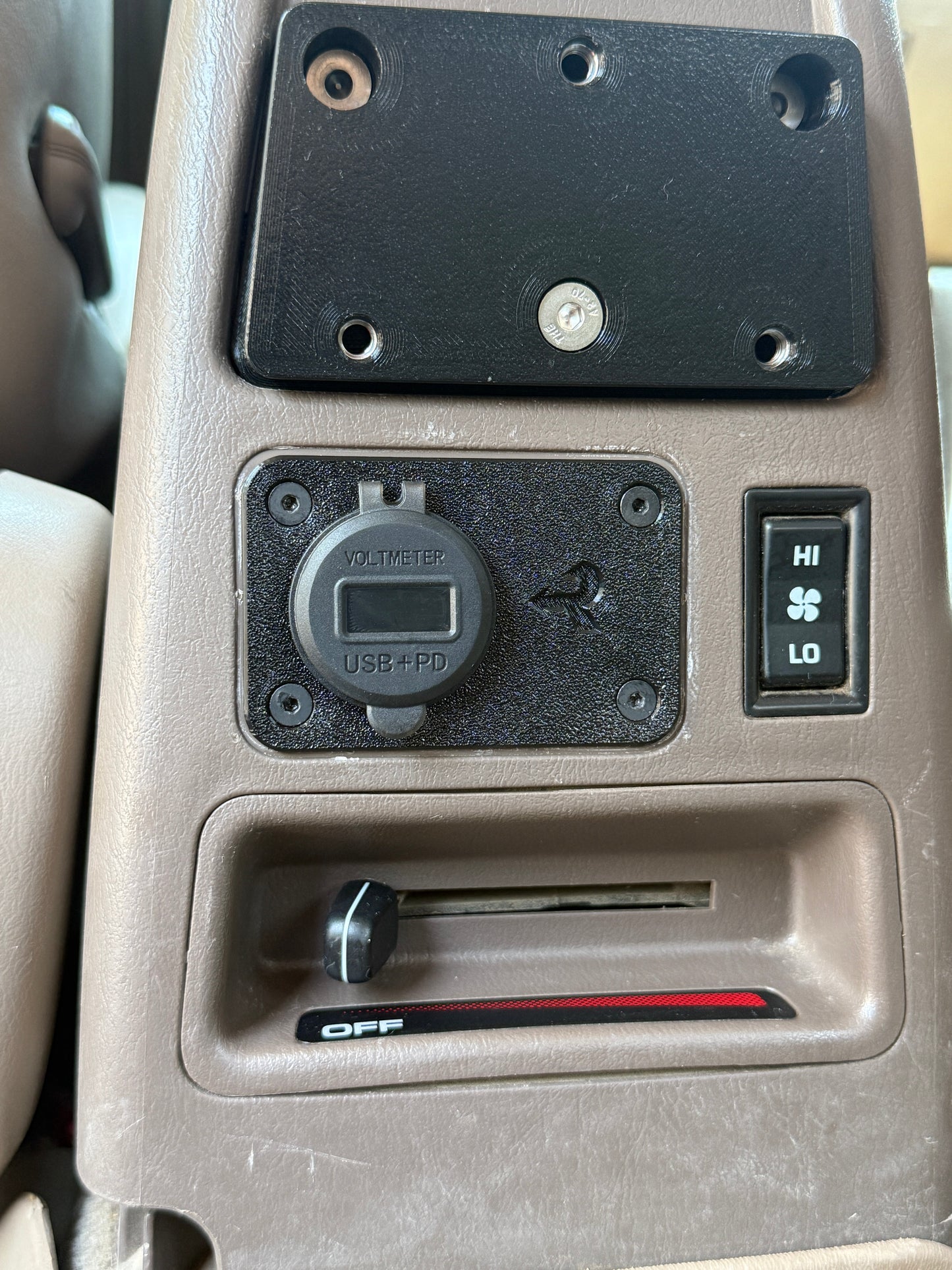 3rd Gen 4runner Rear Seat Power Panel | OEM Upgrade