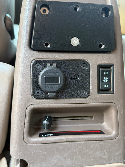 3rd Gen 4runner Rear Seat Power Panel | OEM Upgrade
