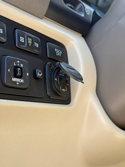 100 Series Land Cruiser Front Power Panel | OEM Upgrade