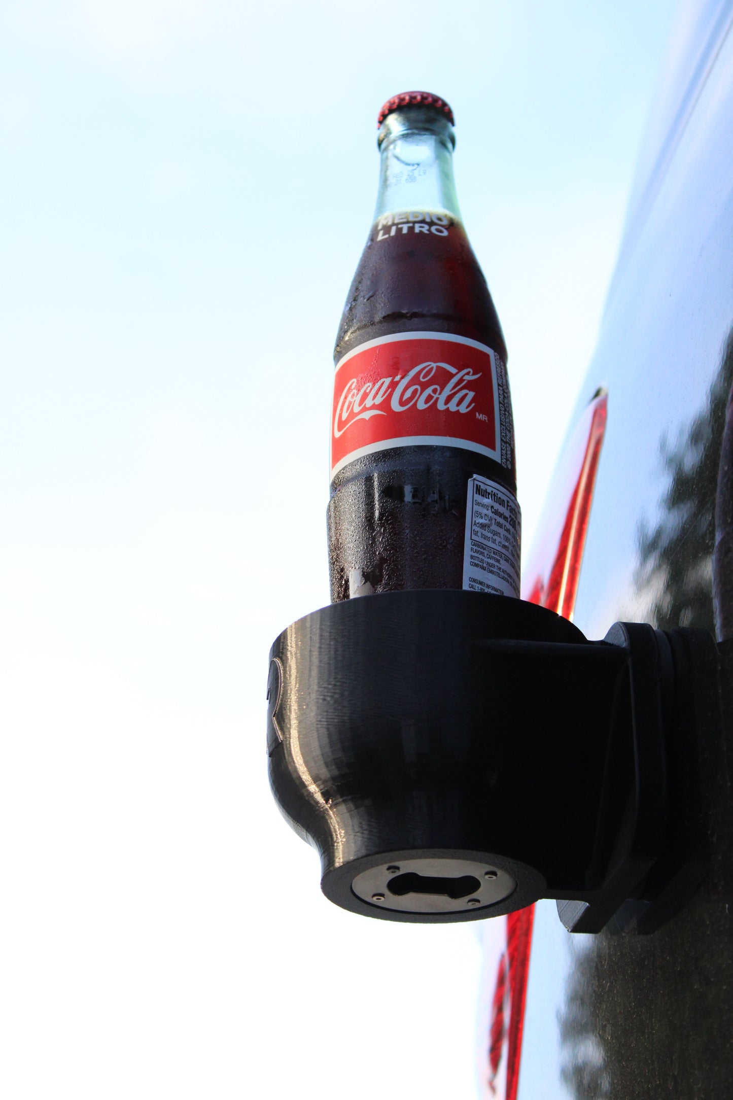 Magnetic Cup Holder with Bottle Opener