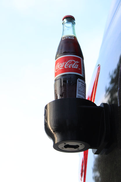 Magnetic Cup Holder with Bottle Opener | Universal