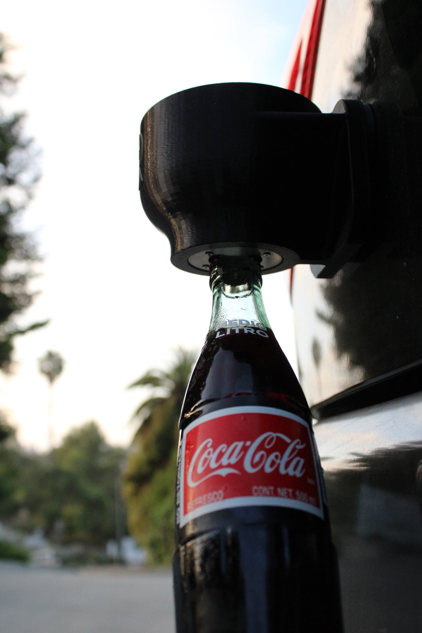 Magnetic Cup Holder with Bottle Opener