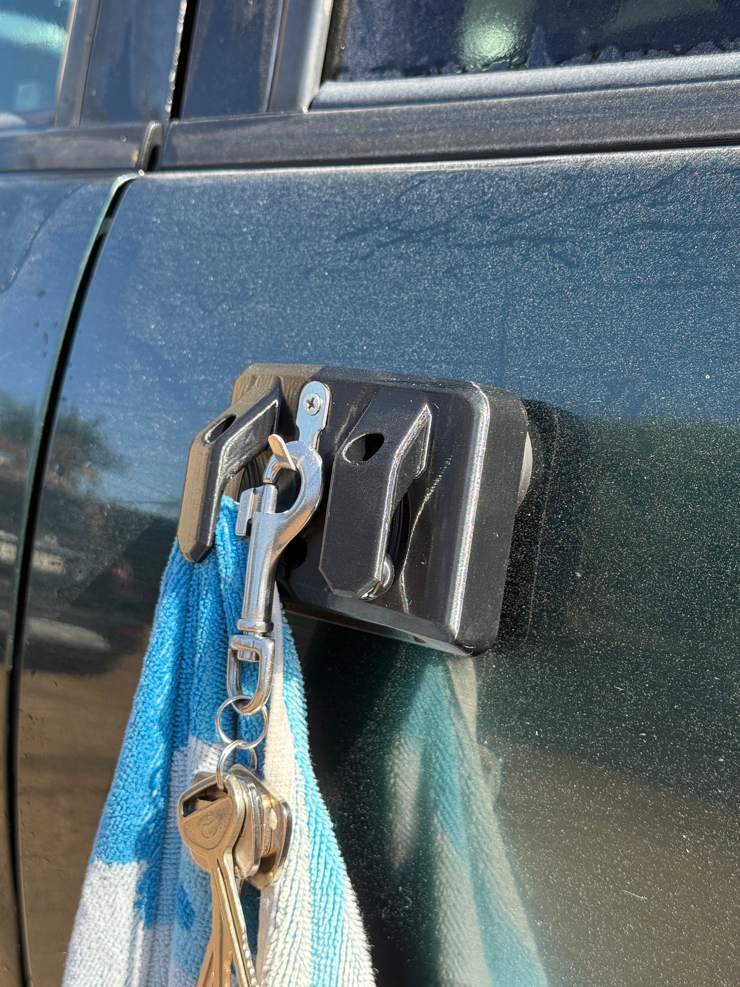 Magnetic Towel Hook Station